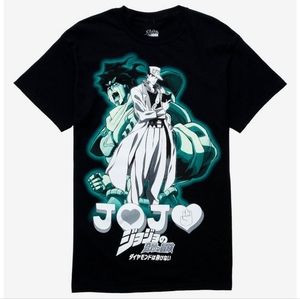 JoJo's Bizarre Adventure Diamond Is Unbreakable Jotaro & Star Platinum T Shirt